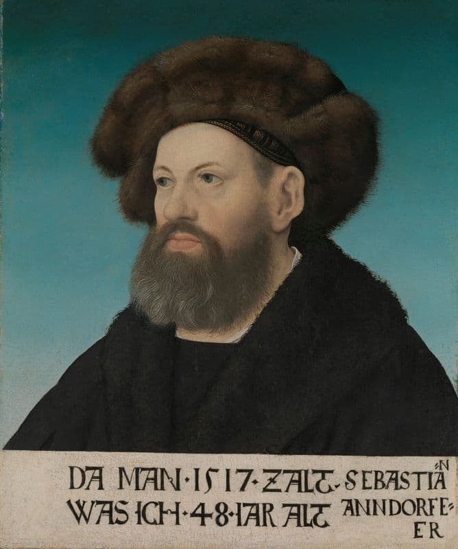Sebastian Andorfer (1469–1537) as a canvas print