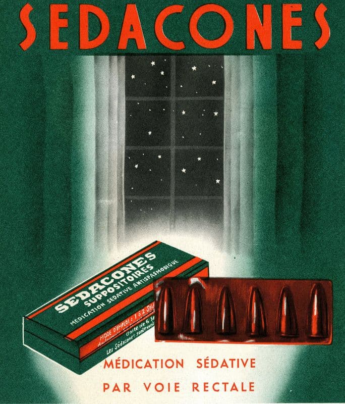 Sedacones (1910-1950) as a canvas print