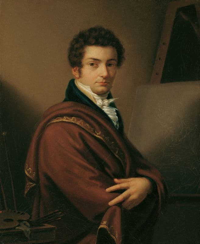 Selbstporträt as a canvas print