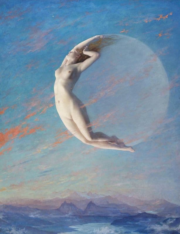 Selene as a canvas print