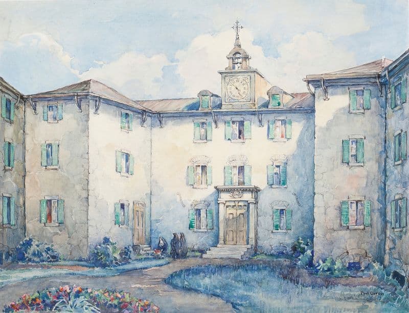 Seminaire Des Sulpiciens as a canvas print
