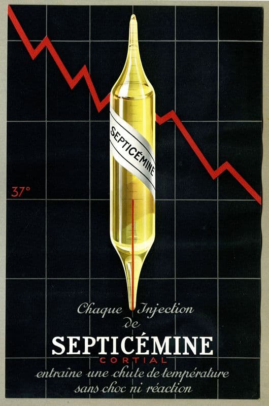 Septicémine (1910-1950) as a canvas print