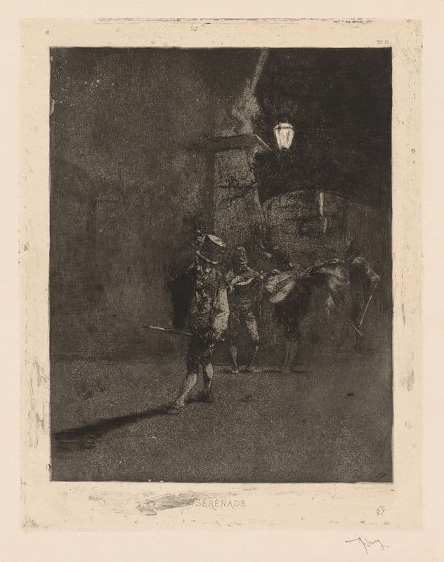 Serenade (c. 1863–65) as a canvas print
