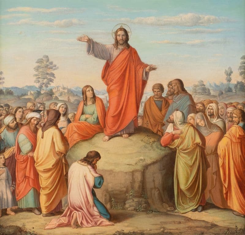 Sermon on the Mount as a canvas print