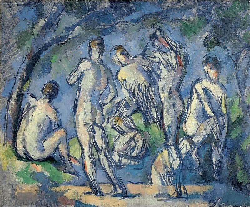 Seven Bathers as a canvas print