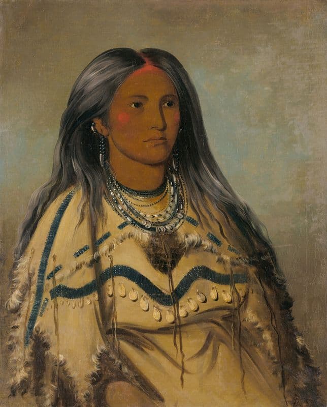 Sha-Kó-Ka, Mint, a Pretty Girl as a canvas print