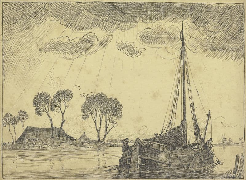 Ship on the Main as a canvas print