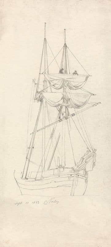 Ship Study as a canvas print