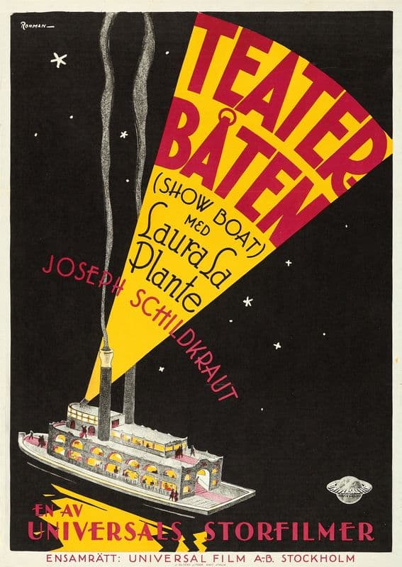 Show Boat as a canvas print