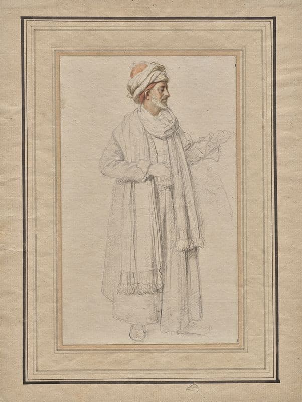 Sidi Hadji Abdurrahman Adja (1720–1792) as a canvas print