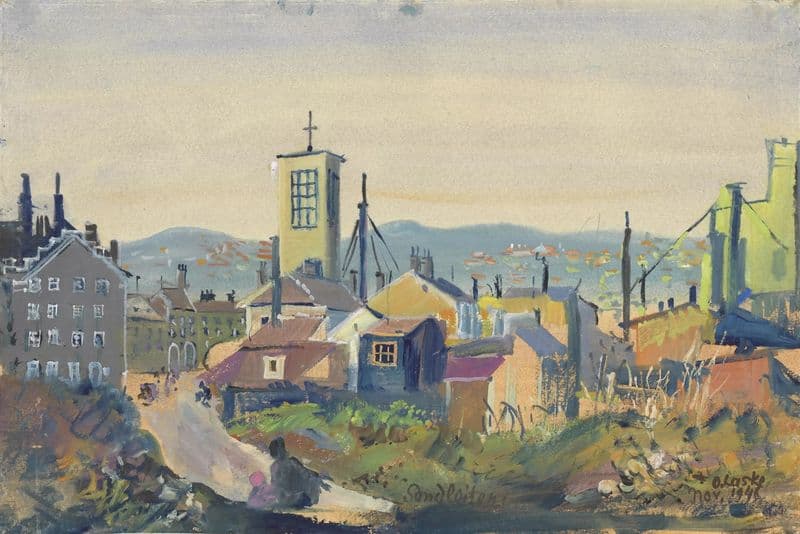 Siedlung Sandleiten as a canvas print