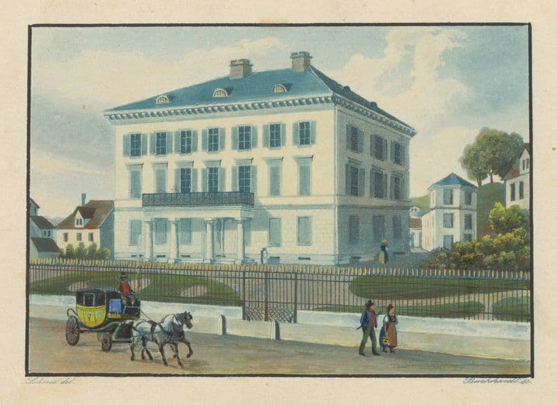 Sihlgarten à Zurich (1915-1945) as a canvas print