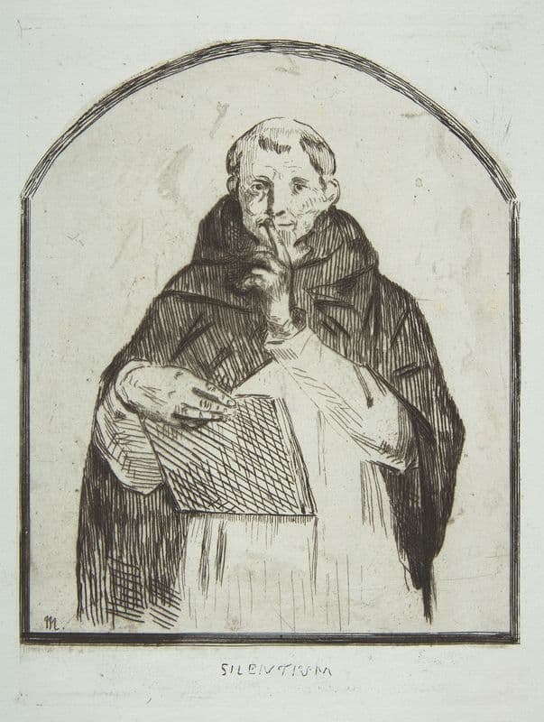 Silentium (1862–64) as a canvas print