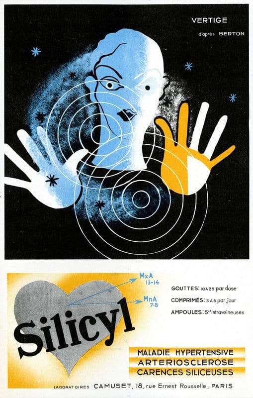 Silicyl (1910-1950) as a canvas print