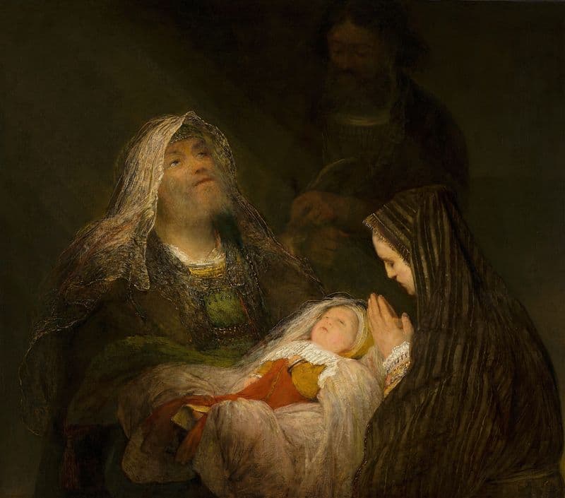 Simeon’s Song of Praise (c. 1700) as a canvas print