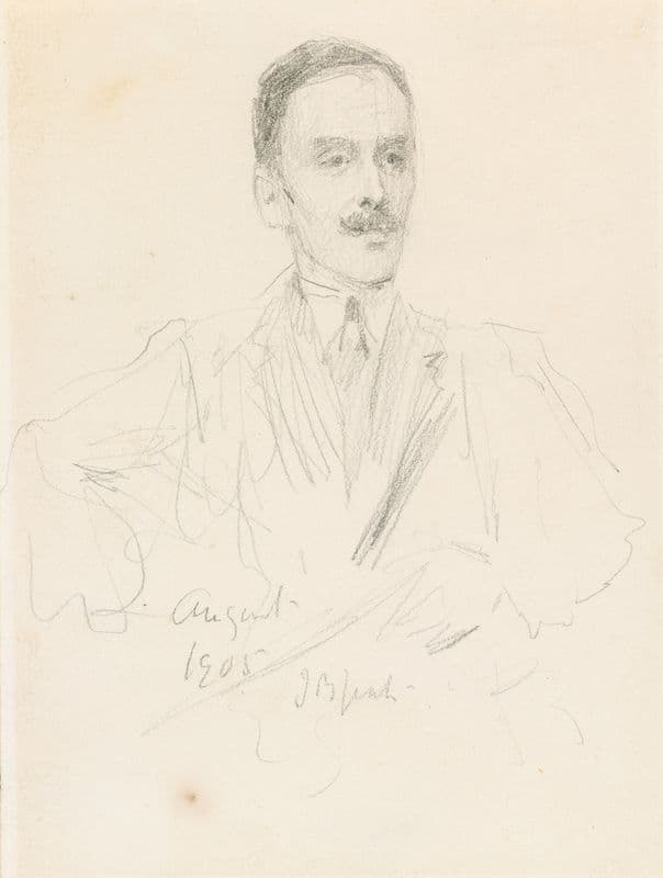 Sir Hugh Lane (1875-1915), later Director of the National Gallery of Ireland as a canvas print