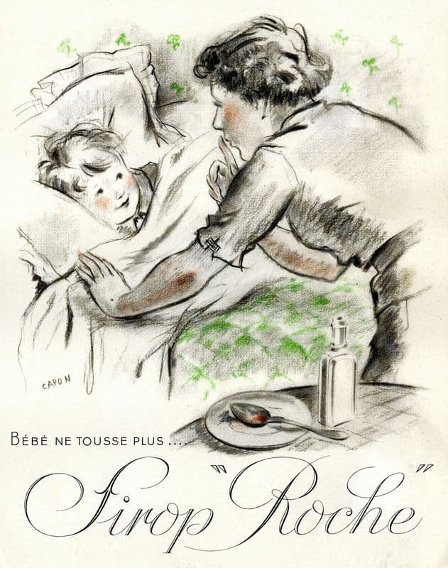 Sirop ‘Roche’ (1910-1950) as a canvas print