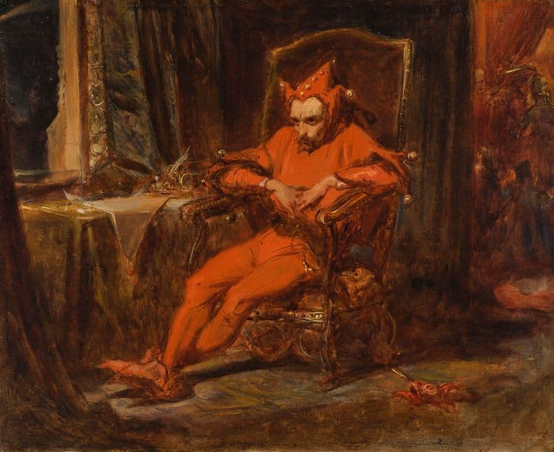Sketch for “Stańczyk” as a canvas print