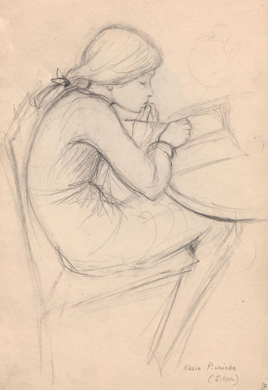 Sketchbook Pl.06 (1935-1936) as a canvas print