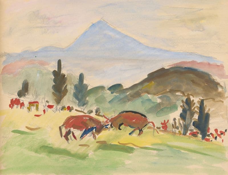 Skicár (20 listov) (1930-1935) as a canvas print
