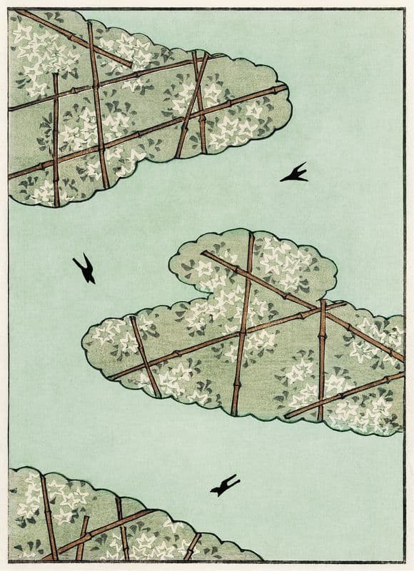 Sky illustration as a canvas print