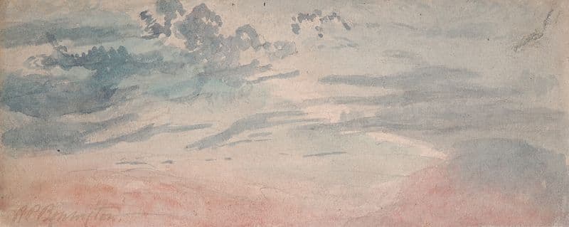 Sky Study, No. 3 as a canvas print