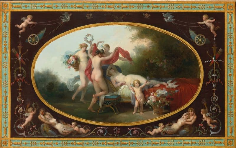 Sleeping Venus as a canvas print