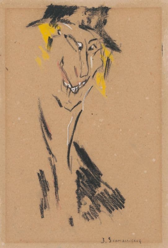 Smile under a Hat as a canvas print