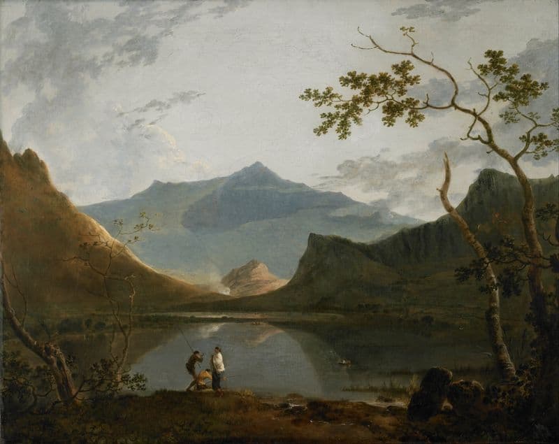 Snowdon from Llyn Nantlle as a canvas print