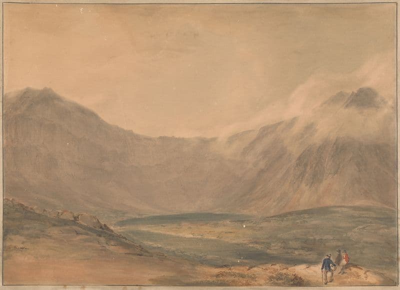 Snowdon, Gwynedd, Wales as a canvas print