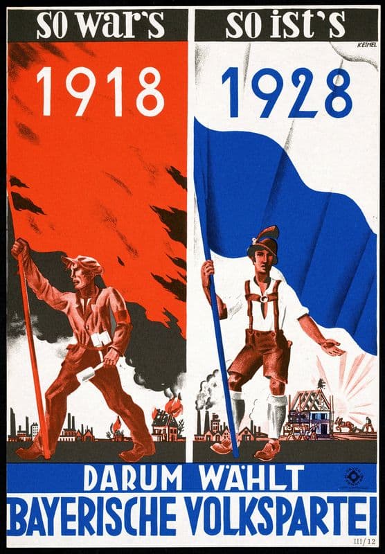 So war’s 1918 so ist’s as a canvas print