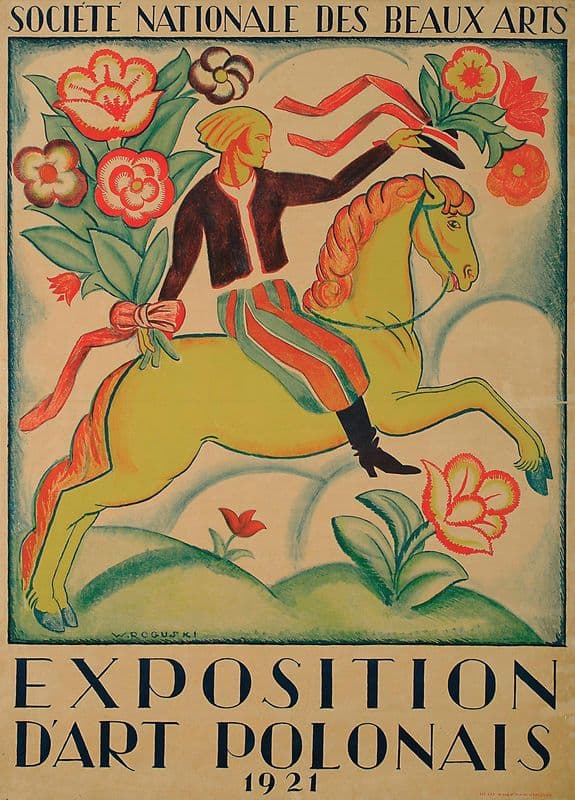 Société Nationale des Beaux Arts; Exposition D’Art Polonais as a canvas print