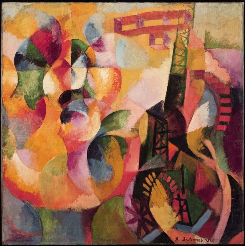 Soleil, tour, aéroplane (Sun, Tower, Airplane) as a canvas print