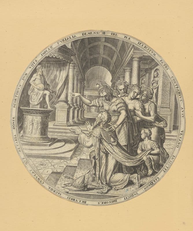 Solomon’s Idolatry as a canvas print