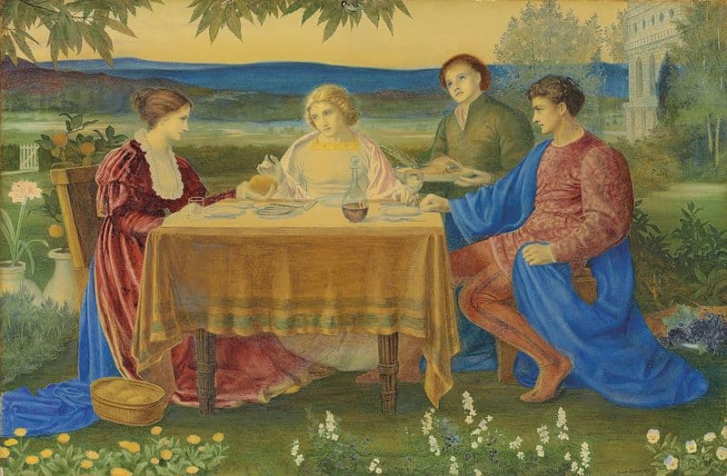 Some have entertained angels unawares as a canvas print