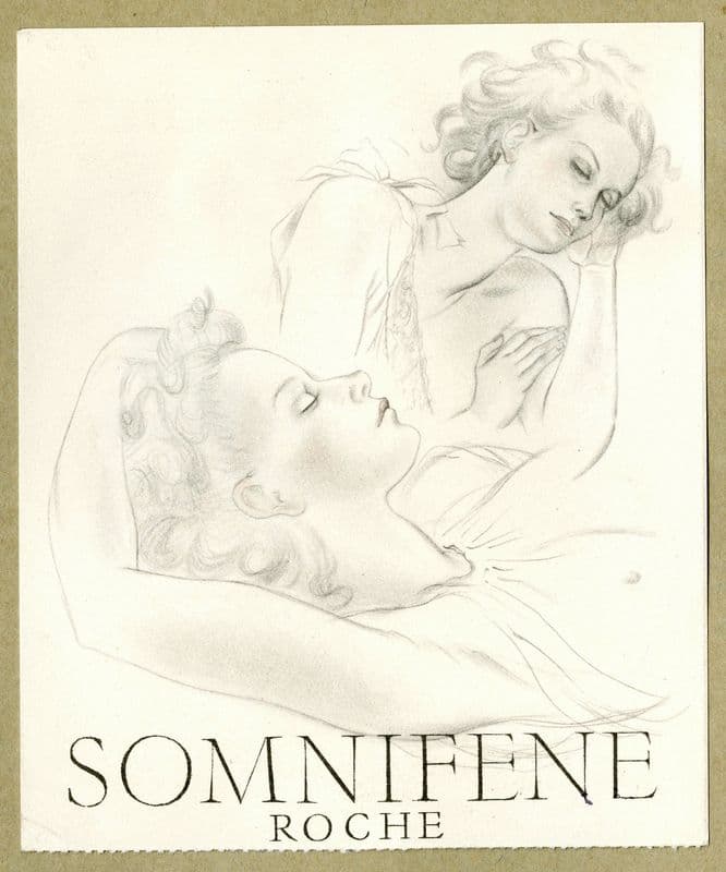 Somnifene (1910-1950) as a canvas print