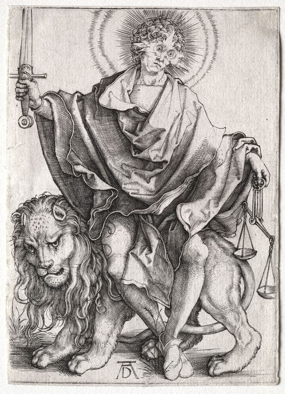 Son of Righteousness (c. 1500) as a canvas print