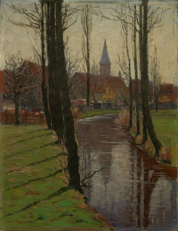 Sonniger Vorfrühling as a canvas print
