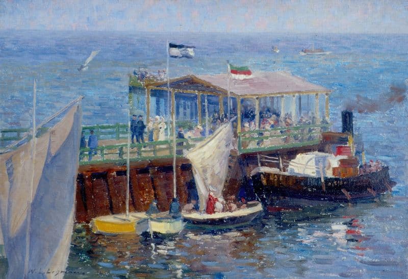 Sonntagnachmittag auf Helgoland as a canvas print