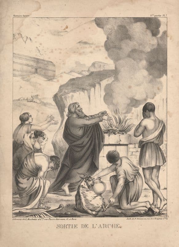 Sortie de l’arche as a canvas print