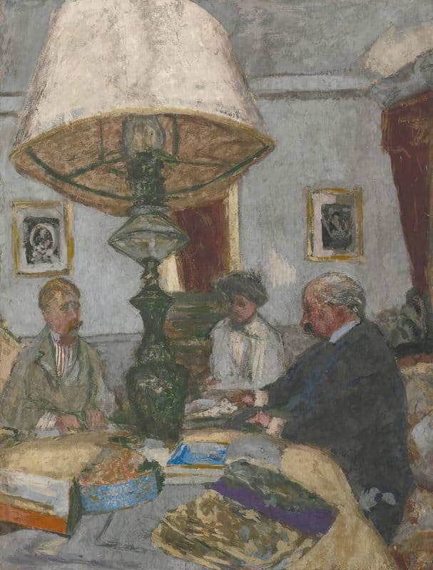 Sous La Grande Lampe À Saint-Jacut as a canvas print