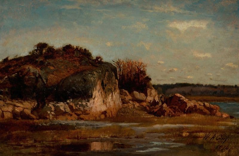 South Shore (White Head, Cohasset) as a canvas print