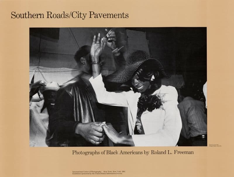 Southern Roads:City Pavements: Photographs of Black Americans by Roland Freeman as a canvas print