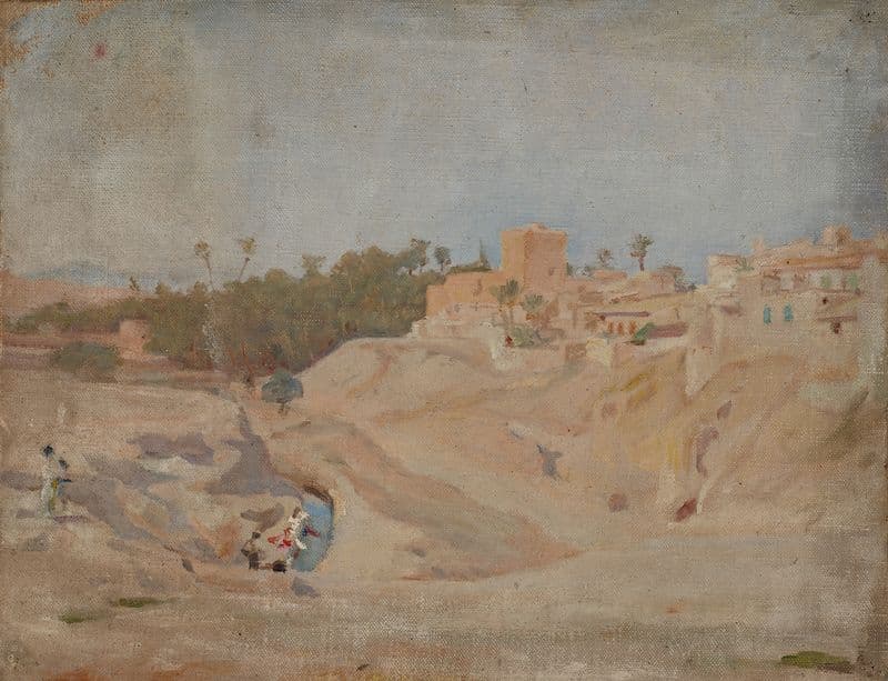 Spain (Elche) as a canvas print