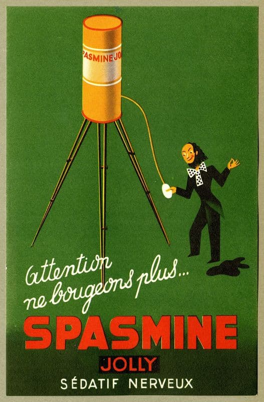 Spasmine (1910-1950) as a canvas print