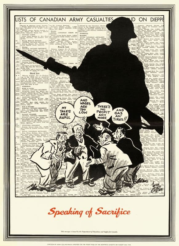 Speaking of Sacrifice as a canvas print