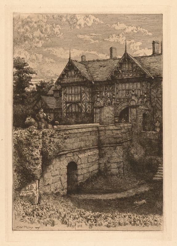 Speke Hall as a canvas print
