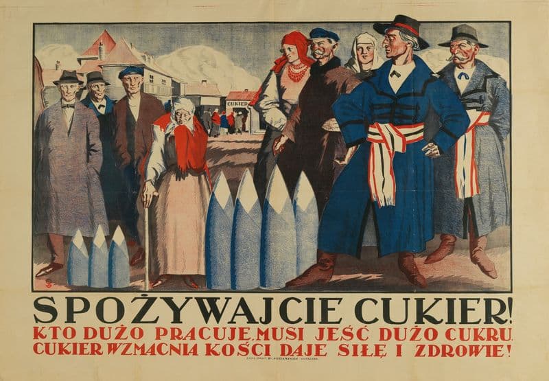 Spożywajcie cukier! (1930s) as a canvas print