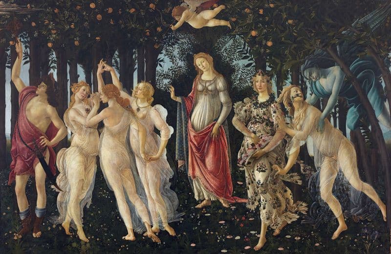 Spring (C. 1480) as a canvas print