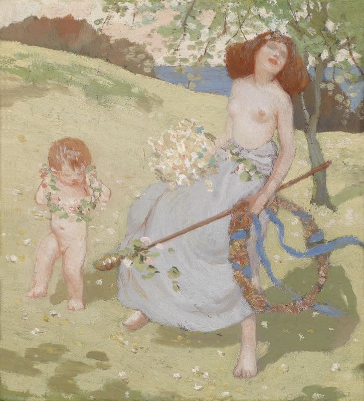 Spring as a canvas print